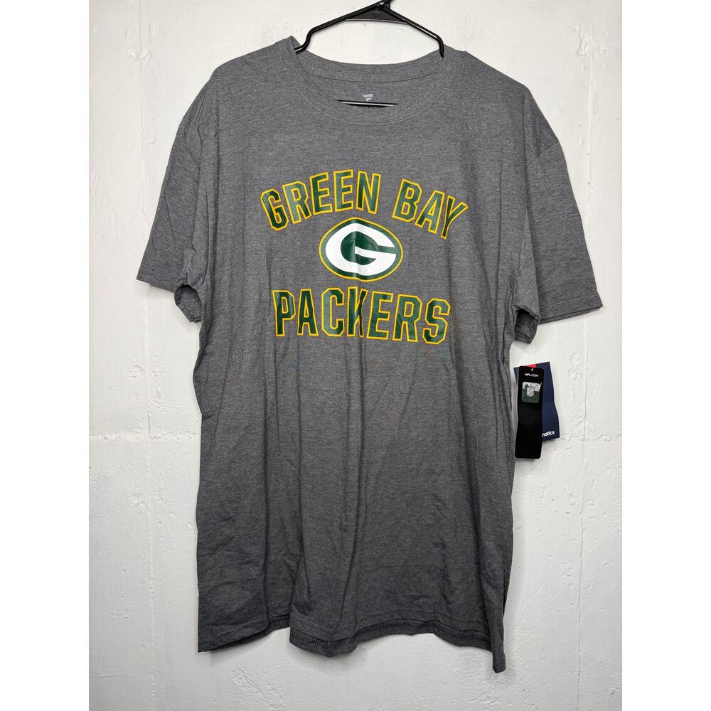 NEW Green Bay Packers NFL Gray T Shirt XL Fanatics